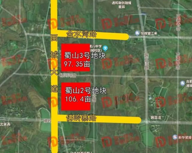 合肥发布首批次供地清单,共计42宗3615亩