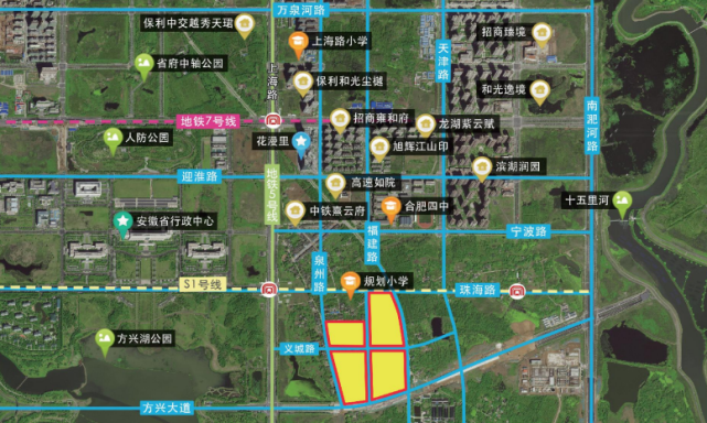 合肥发布首批次供地清单,共计42宗3615亩
