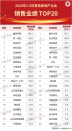 2022年1-5月青岛房地产企业销售业绩TOP20